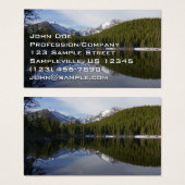 Beer Lake Reflection II Visitekaartje (Voorkant /achterkant)