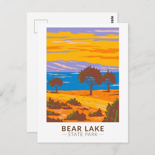 Beer Lake State Park Utah Briefkaart (Voorkant / Achterkant)