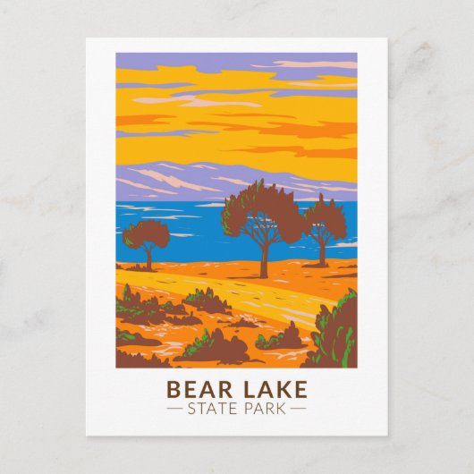 Beer Lake State Park Utah  Briefkaart (Voorkant)