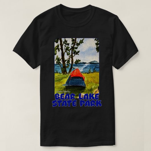 Beer Lake State Park Utah Idaho T-shirt (Design voorkant)