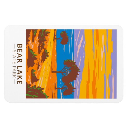 Beer Lake State Park Utah  Magneet (Horizontaal)