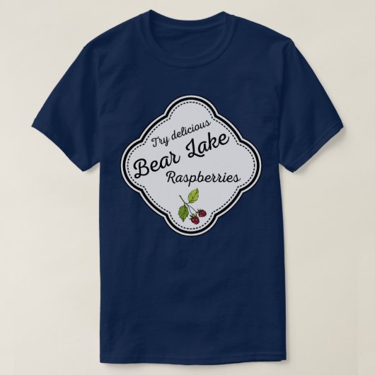 Beer Lake Utah Frambozen TShirt (Design voorkant)