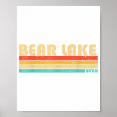 BEER LAKE UTAH Fun Vissen Camping Summer Poster (Voorkant)