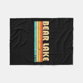 Beer Lake Utah Funny Vist de zomer Fleece Deken (Voorkant (Horizontaal))