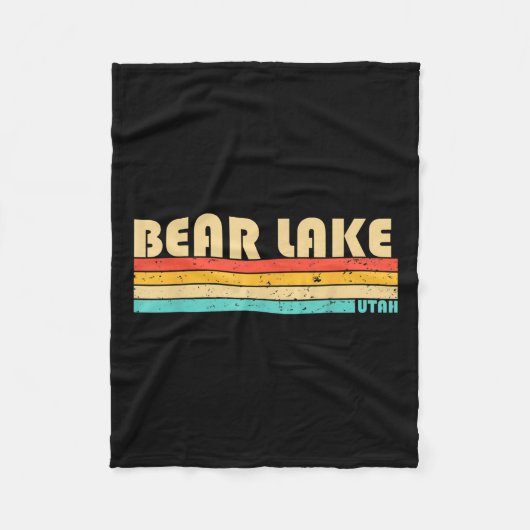 Beer Lake Utah Funny Vist de zomer Fleece Deken (Voorkant)
