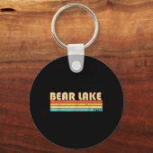 Beer Lake Utah Funny Vist de zomer Sleutelhanger (Voorkant)