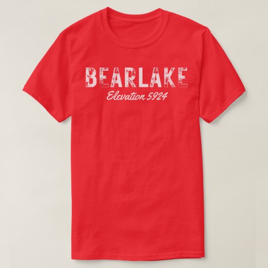 Beer Lake Utah Hoogte 5924 TShirt (Design voorkant)
