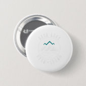 Beer Lake Utah Idaho Camping Boating Ronde Button 5,7 Cm (Voorkant /achterkant)