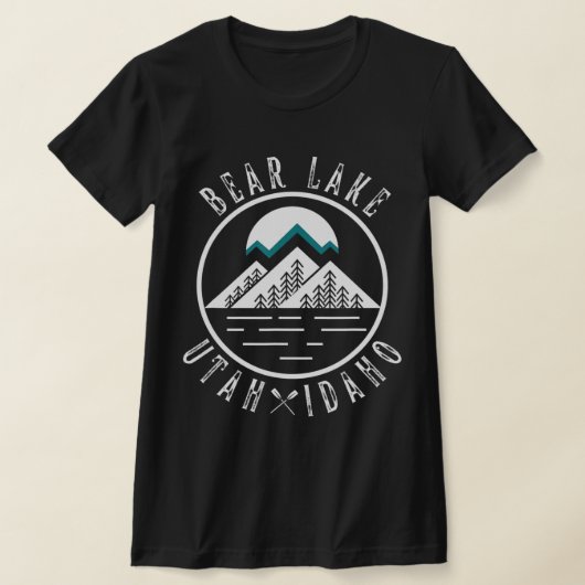 Beer Lake Utah Idaho Camping Boating T-shirt (Laagn)