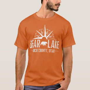 Beer Lake Utah Mountain Skiing Hiking Vissen Boat T-shirt