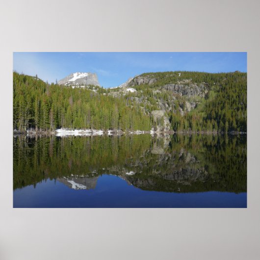 Beer Lake-weerkaatsing I Poster (Voorkant)