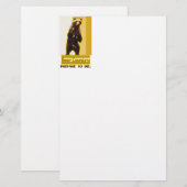 Beer land briefpapier (Voorkant / Achterkant)