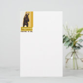 Beer land briefpapier (Staand voorkant)