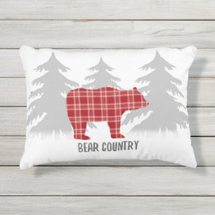 Beer Land buiten Pillow Red Pset en grijs Buitenkussen