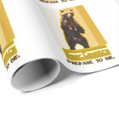 Beer land cadeaupapier (Rol Hoek)