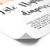 Beer \ Late night diapers game Poster (Hoek)