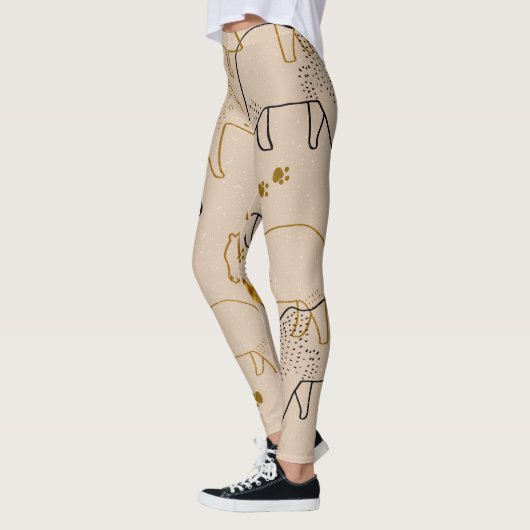 Beer Leggings in beige (Links)