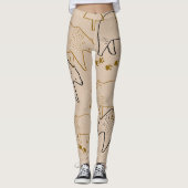 Beer Leggings in beige (Voorkant)