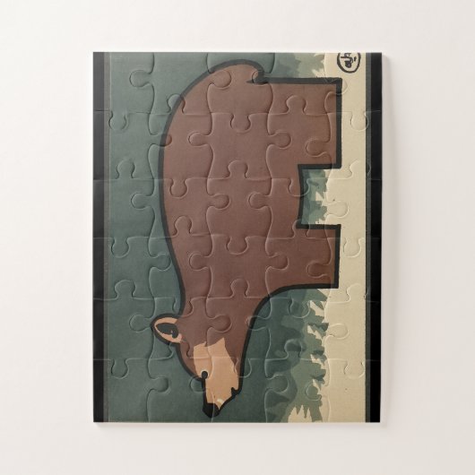 Beer Legpuzzel (Verticaal)