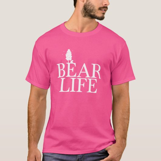 Beer Leven Bos Dier meisje T-shirt (Voorkant)