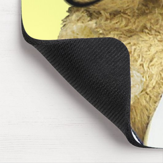 Beer lezen - mousepad muismat (Hoek)