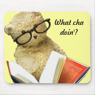 Beer lezen - mousepad muismat