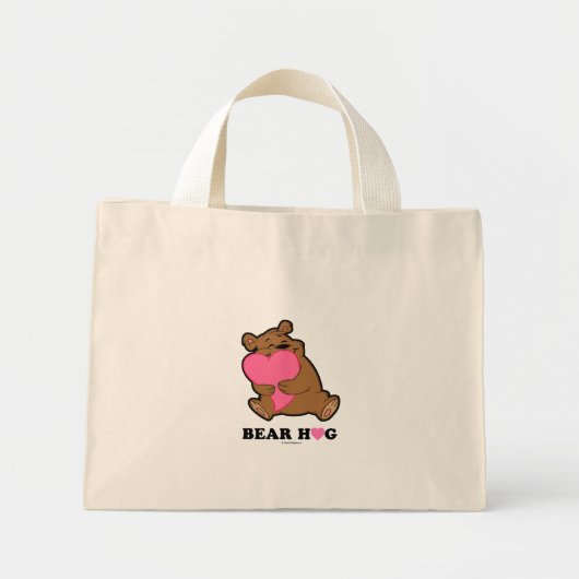 Beer lichte zakken mini tote bag (Voorkant)