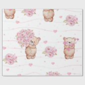 Beer liefde cadeaupapier (Vlak)