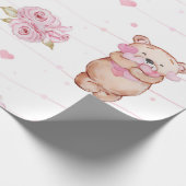 Beer liefde cadeaupapier (Hoek)