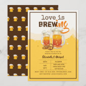 BEER - Liefde is weduwschap of Vrijgezellenfeest Kaart (Voorkant / Achterkant)