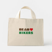 Beer liefdeshiker mini tote bag (Achterkant)