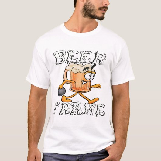 BEER Lijst! T-shirt (Voorkant)