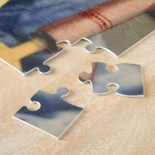 Beer links hoofdgerecht legpuzzel (Zijkant)