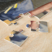 Beer links hoofdgerecht legpuzzel (Zijkant)