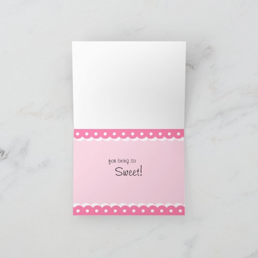 Beer Little Baker Custom Kaart (Binnen)