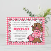 Beer Little Chef Party Invitation Kaart (Staand voorkant)