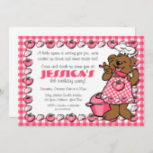 Beer Little Chef Party Invitation Kaart (Voorkant / Achterkant)