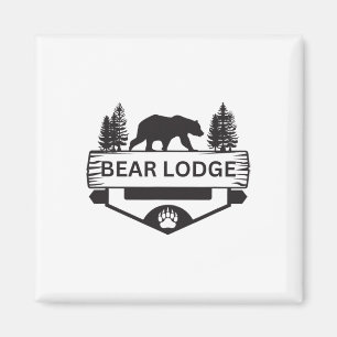 Beer Lodge Wyoming Wildlife Beer Hiking Camping SK Magneet