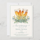 Beer Love brouwt eucalyptus Vrijgezellenfeest Kaart (Voorkant)