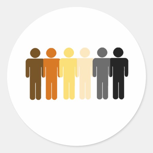 Beer Love Ronde Sticker (Voorkant)