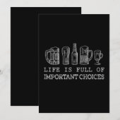 Beer Lover | Belangrijke chocoladebier Kaart (Voorkant / Achterkant)