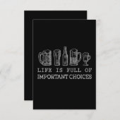 Beer Lover | Belangrijke chocoladebier Kaart (Voorkant / Achterkant)