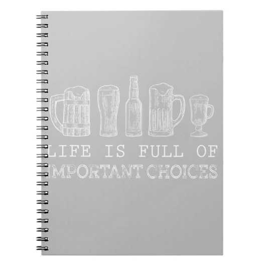 Beer Lover | Belangrijke chocoladebier Notitieboek (Voorkant)