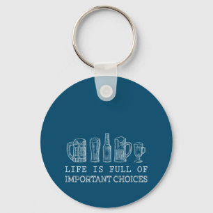 Beer Lover Belangrijke chocoladebier Sleutelhanger
