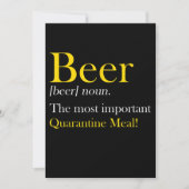 Beer Lover | Bier het belangrijkste meel Bedankkaart (Voorkant)