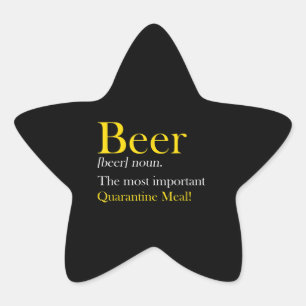 Beer Lover Bier het belangrijkste meel Ster Sticker
