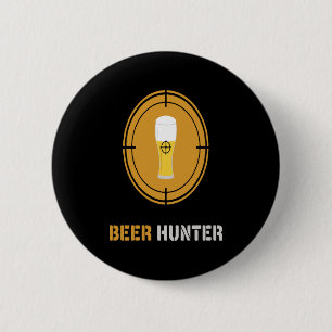 Beer Lover Bierjager Ronde Button 5,7 Cm