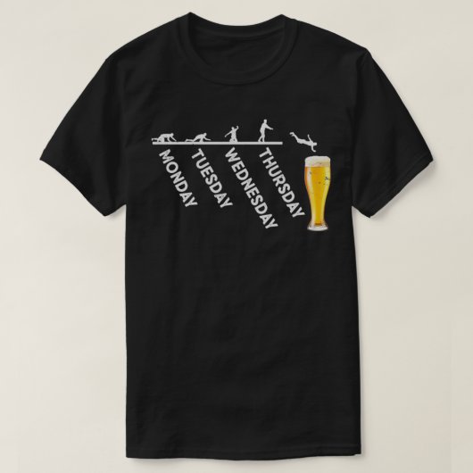 Beer Lover Brewery Funny Drink Alcohol Party 1 T-shirt (Design voorkant)