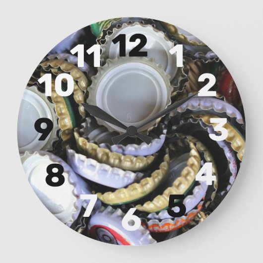 Beer Lover Cool en Trendy I Love Beer Grote Klok (Voorkant)