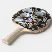 Beer Lover Cool en Trendy I Love Beer Tafeltennisbatje (Voorkant Gekanteld)